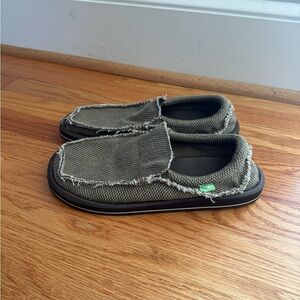 Sanuk Men's Loafers - Olive Brown